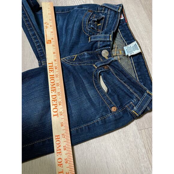 y2k grunge streetwear rodeo western cowgirl True Religion tony bootcut jeans 28 - Picture 8 of 12